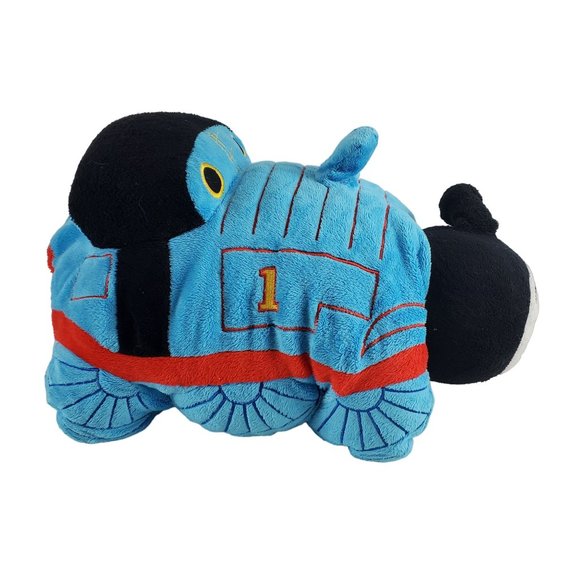 Thomas the Train Pillow Pets Large 17" full size Blue #1 tank engine 2011 No Tag - Picture 6 of 13